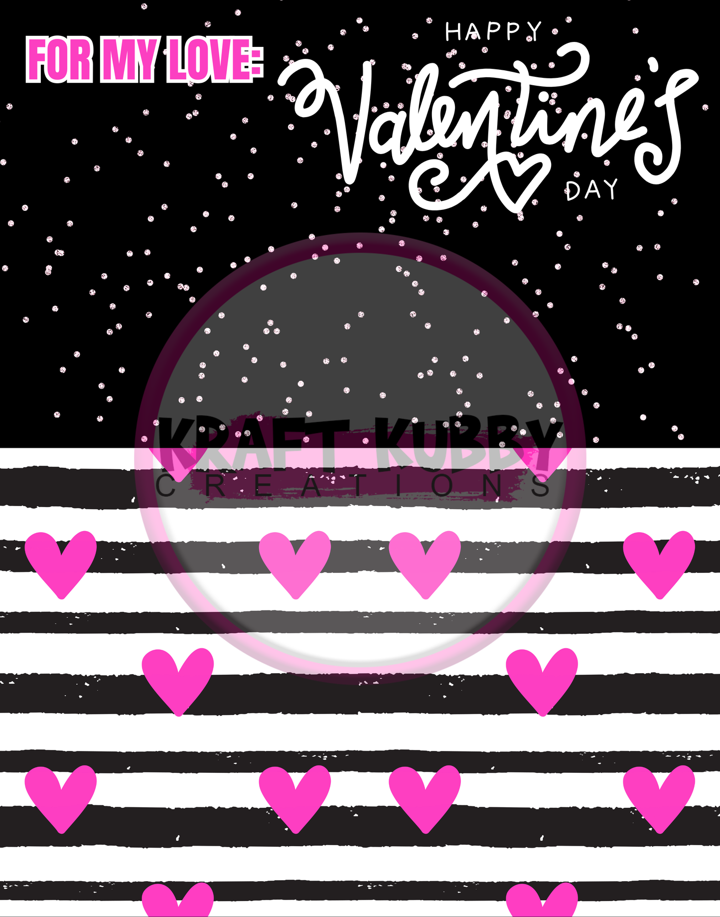 Digital Template - Jumbo Valentine Card Treat Templates - 11x14 inch - Canva