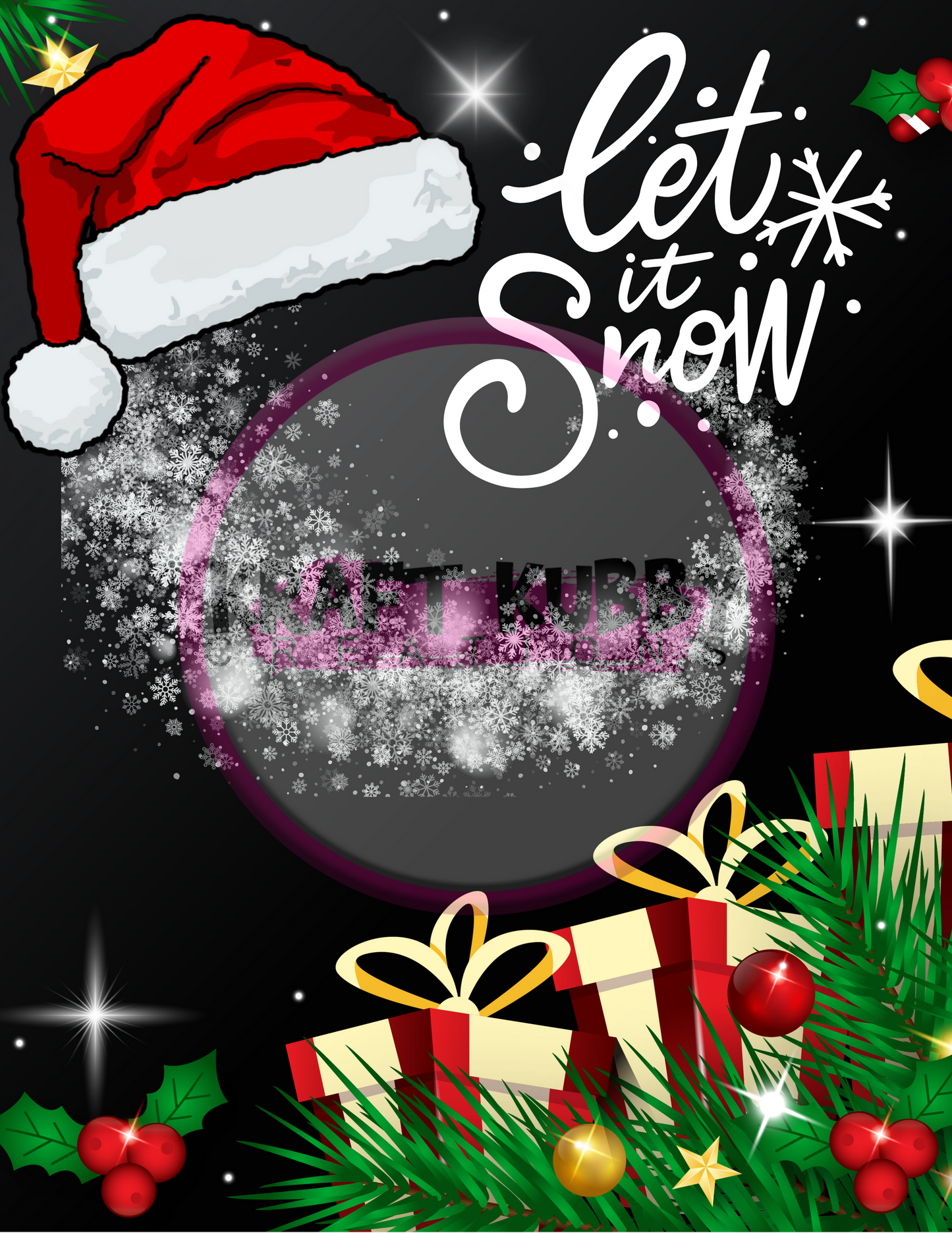 Digital Template - Jumbo Christmas Card Treat Templates - 8.5x11 inch - Canva