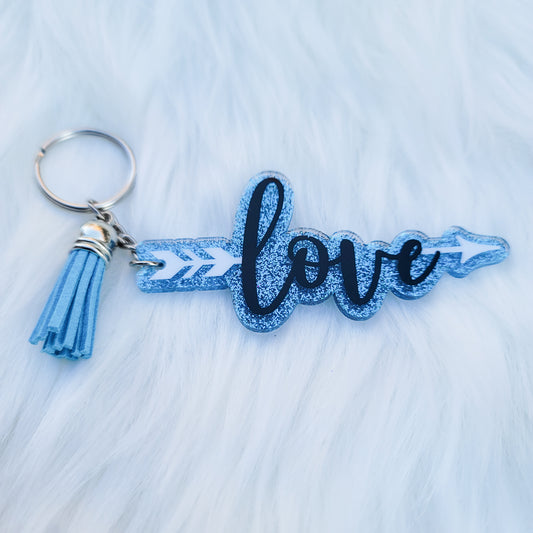 Love - Acrylic Keychain - 3 Inch Keychain