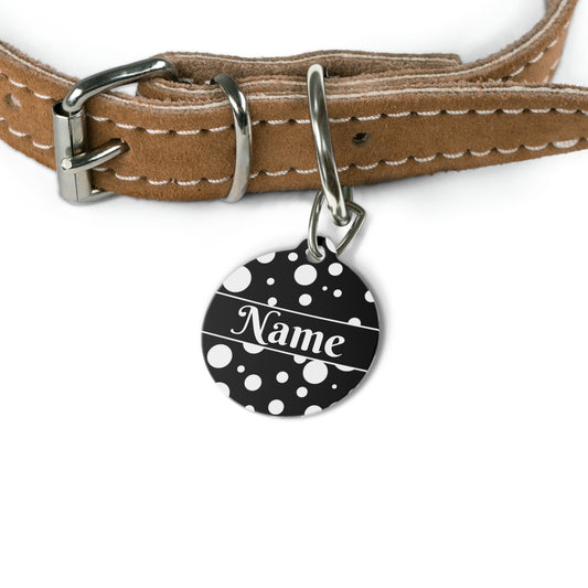 Pet Tag - Personalized Pet ID Tag - Round Tag - Bella
