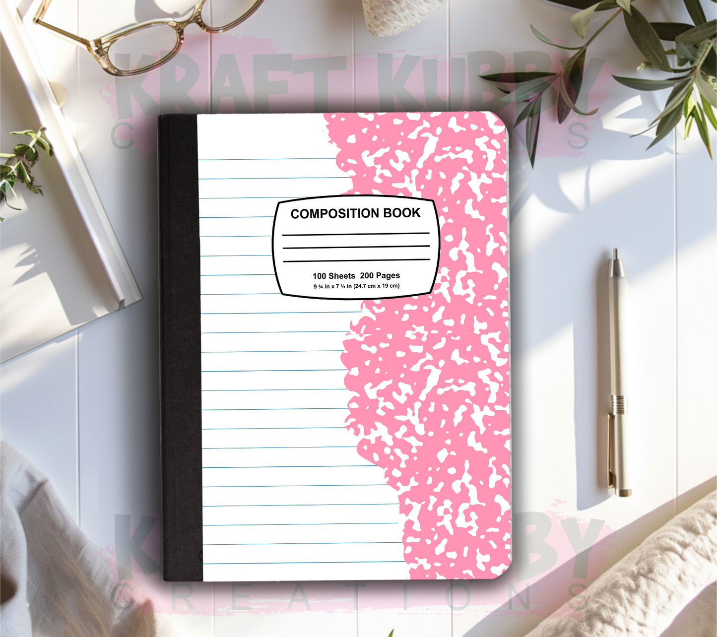 Composition Notebook Covers Templates Bundle #1