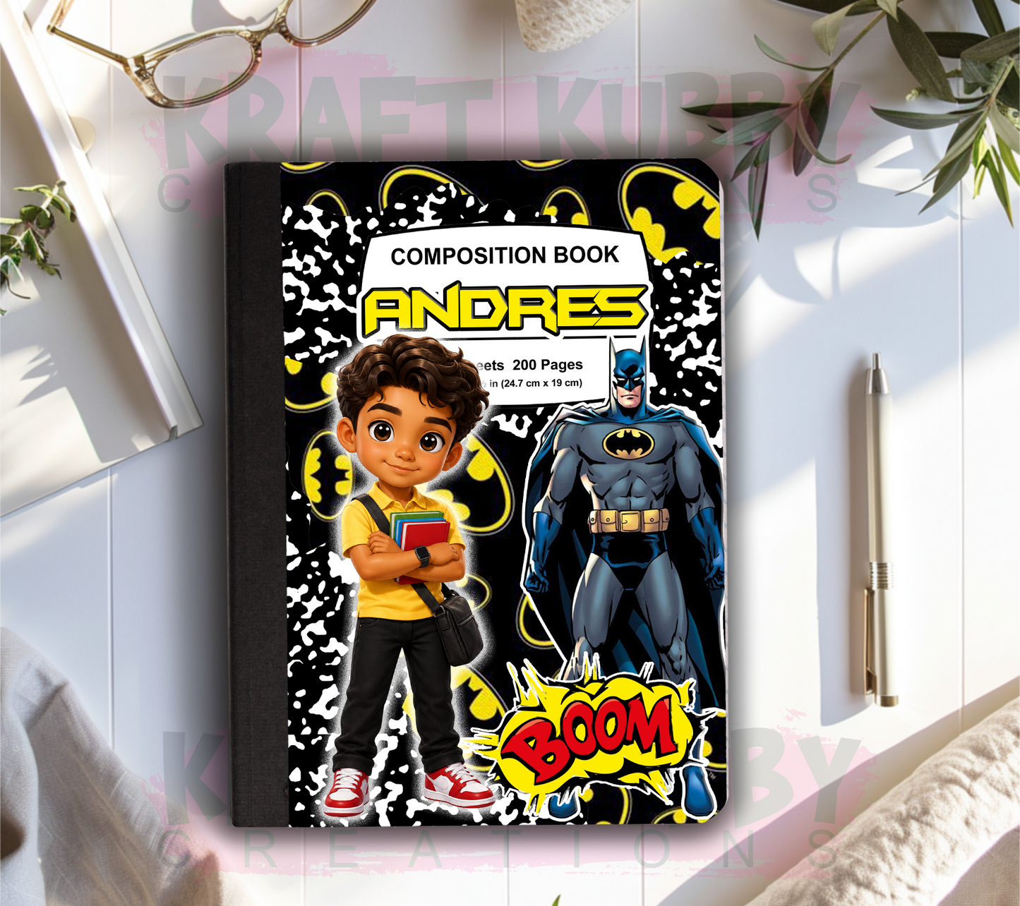 Composition Notebook Covers Templates Bundle #2