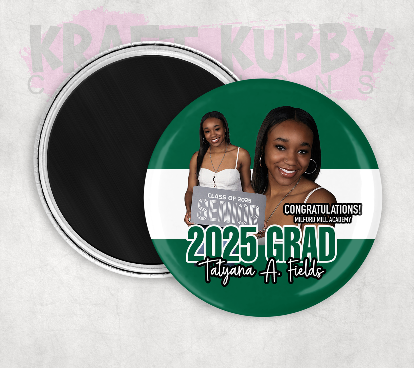 Magnets - Custom Graduation Magnets - 2.25 Inch