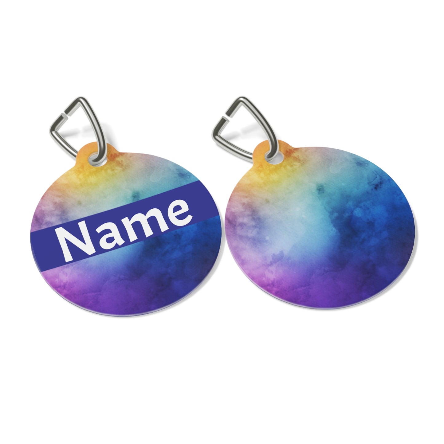 Pet Tag - Personalized Pet ID Tag - Round Tag - Sophie