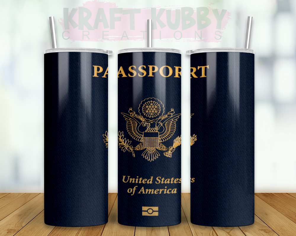 Tumbler - 20 oz - Sublimation - Passport