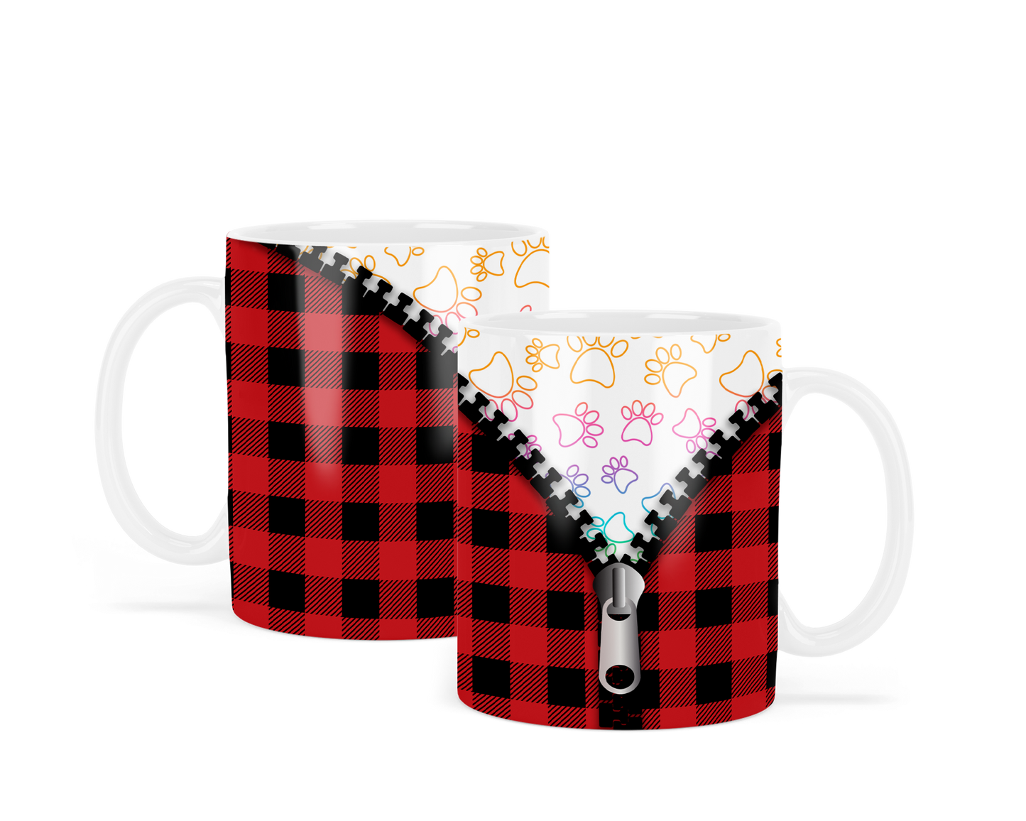 Mug - 11 oz or 15 oz | Sublimation | Buffalo Plaid