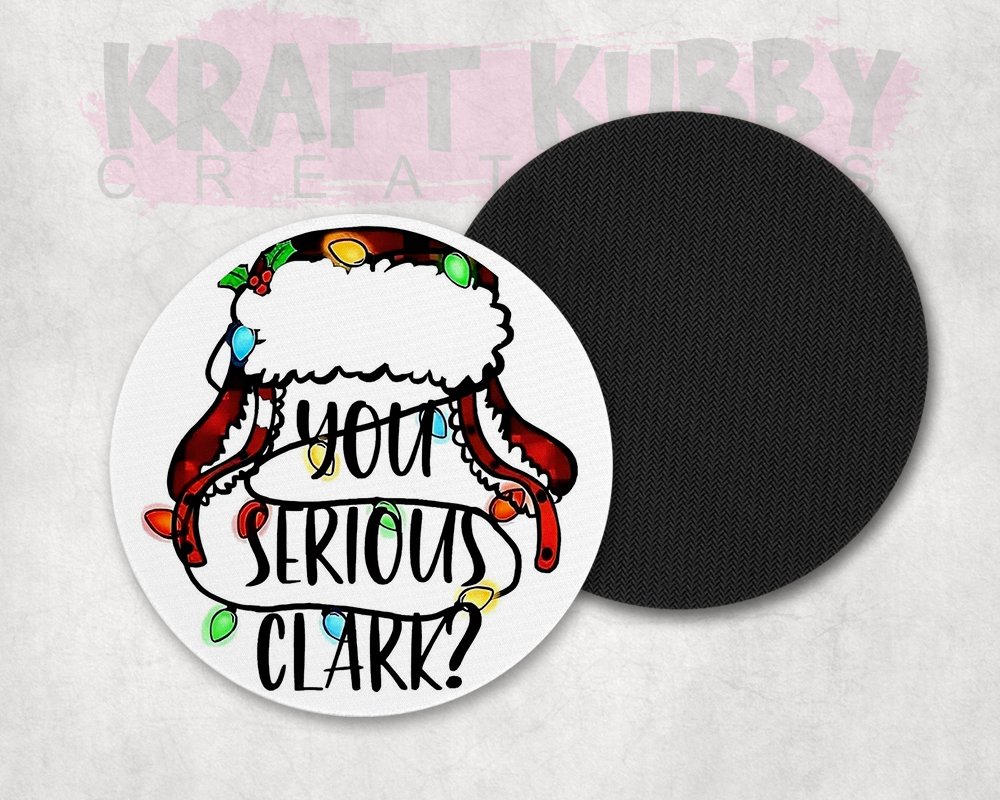 Table Coaster - Neoprene - Christmas - Are You Serious Clark