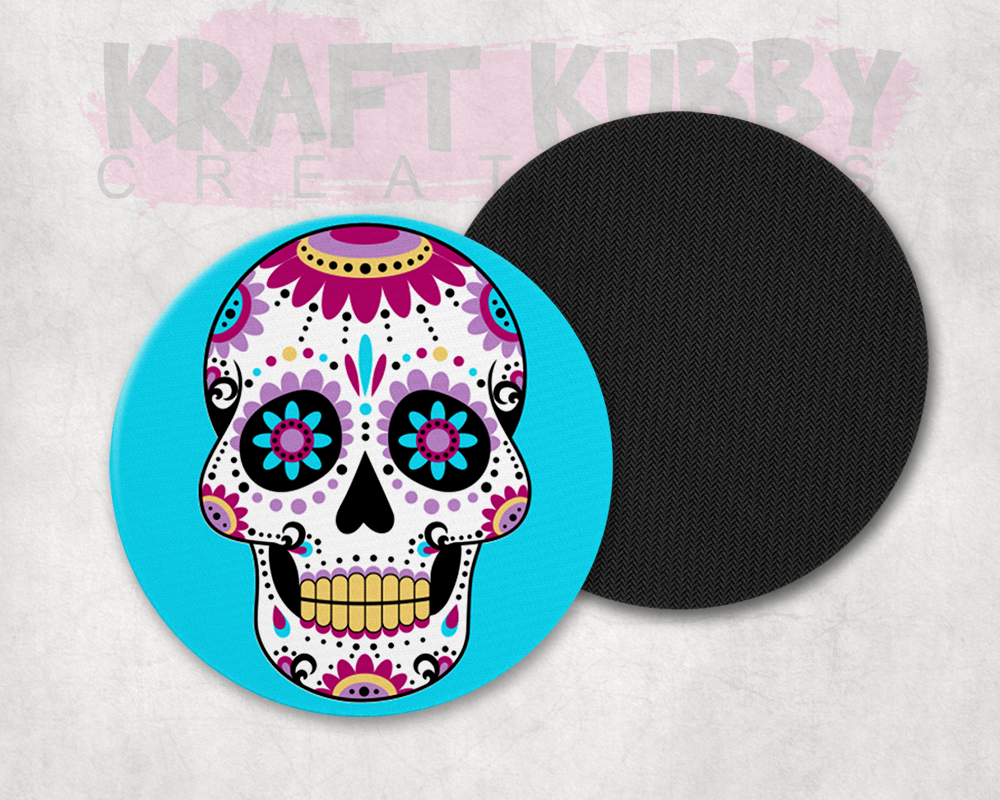 Table Coaster - Neoprene Table Coasters - Skull