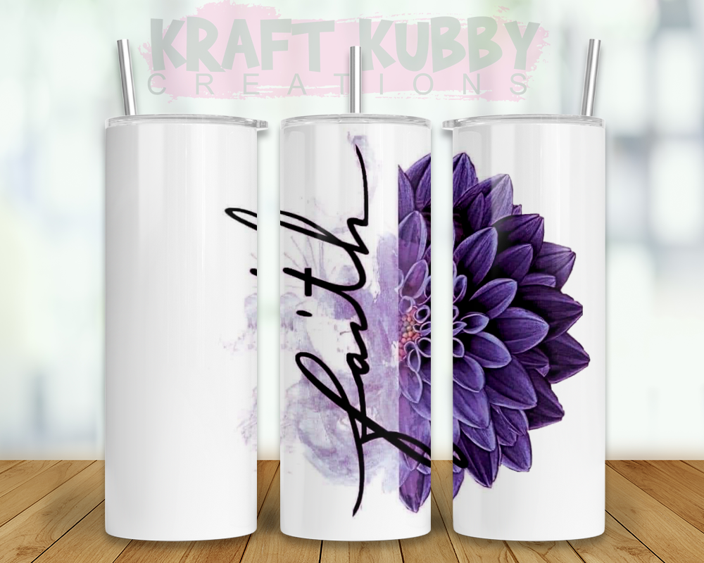 Tumbler - 20 oz - Sublimation - Faith