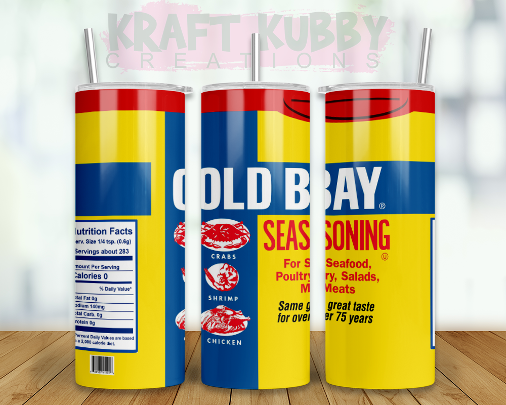 Tumbler - 20 oz - Sublimation - Old Bay
