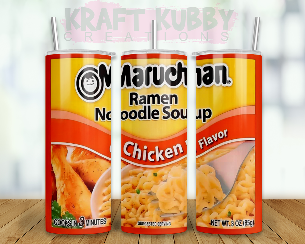 Tumbler - 20 oz - Sublimation - Ramen Noodles