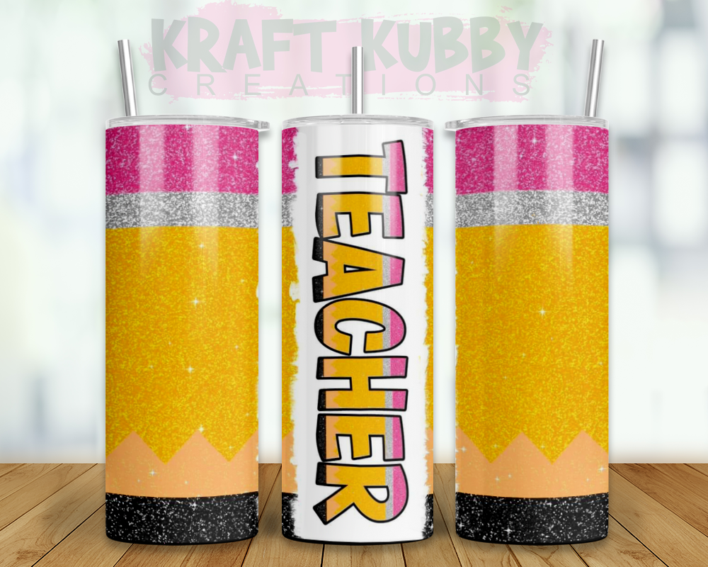 Tumbler - 20 oz - Sublimation - Teacher Appreciation