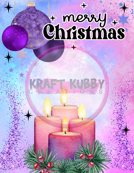 Digital Template - Jumbo Christmas Card Treat Templates - 8.5x11 inch - Canva