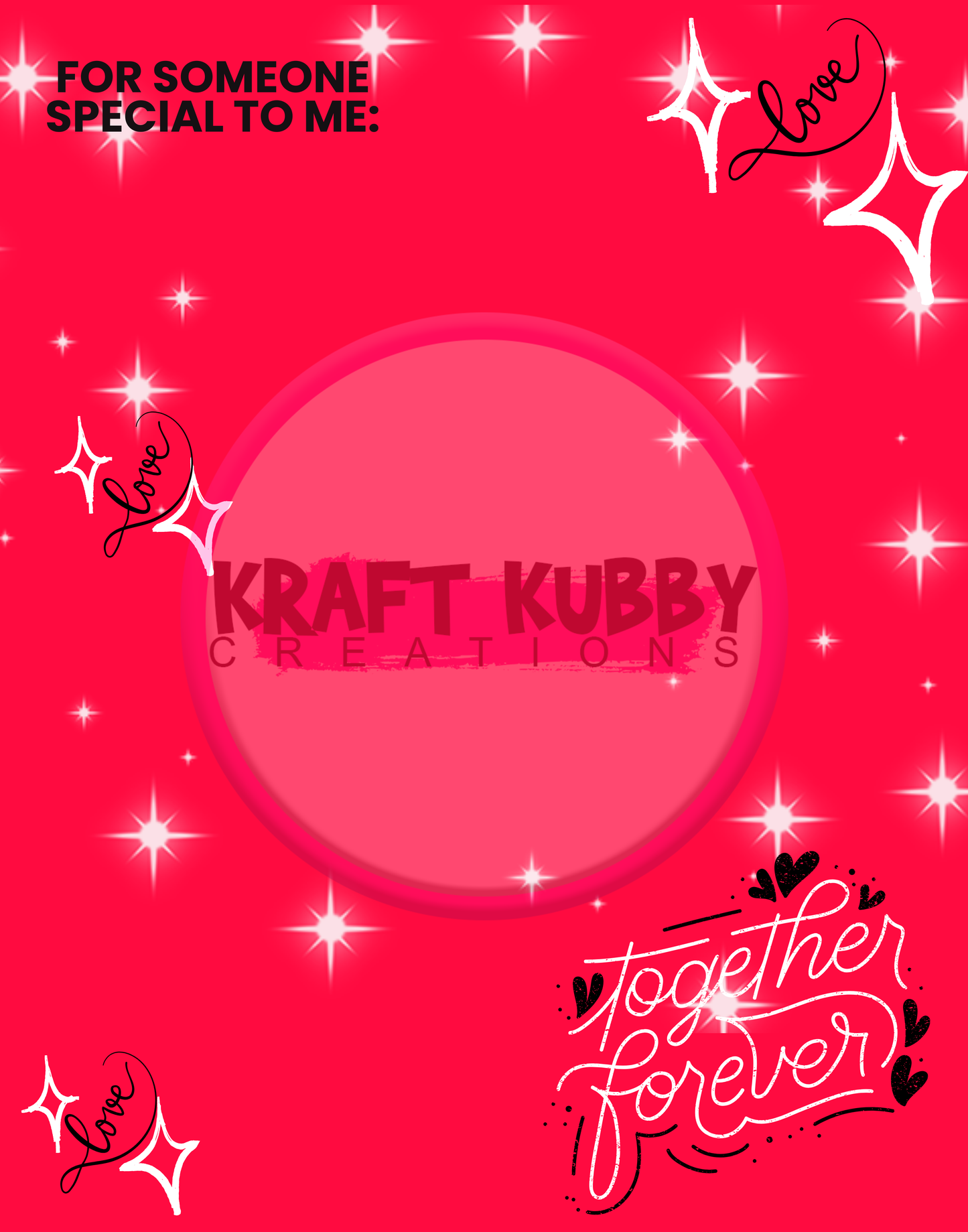 Digital Template - Jumbo Valentine Card Treat Templates - 11x14 inch - Canva