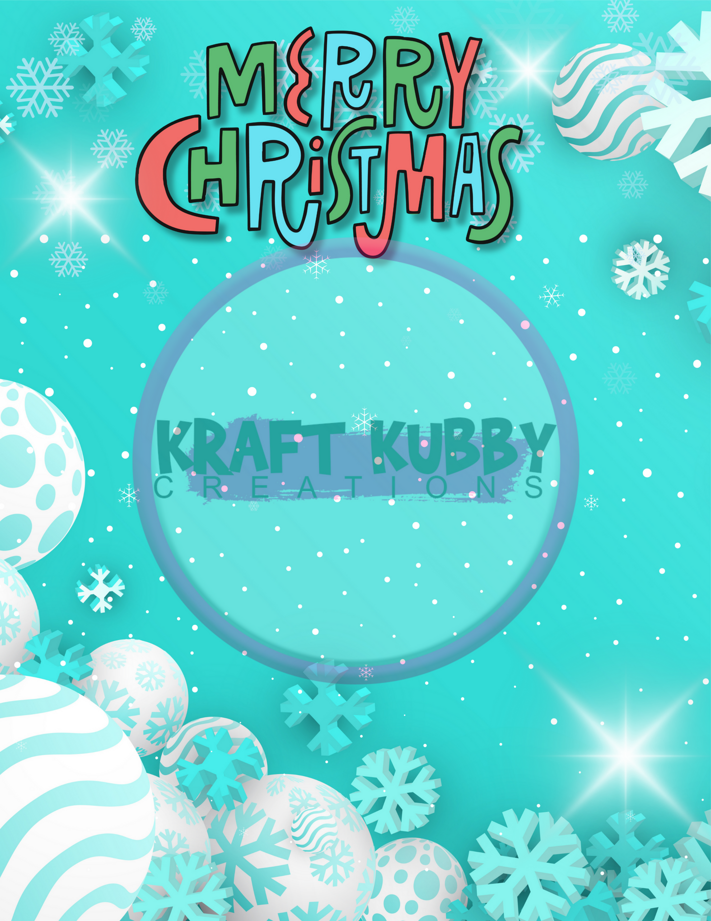 Digital Template - Jumbo Christmas Card Treat Templates - 8.5x11 inch - Canva