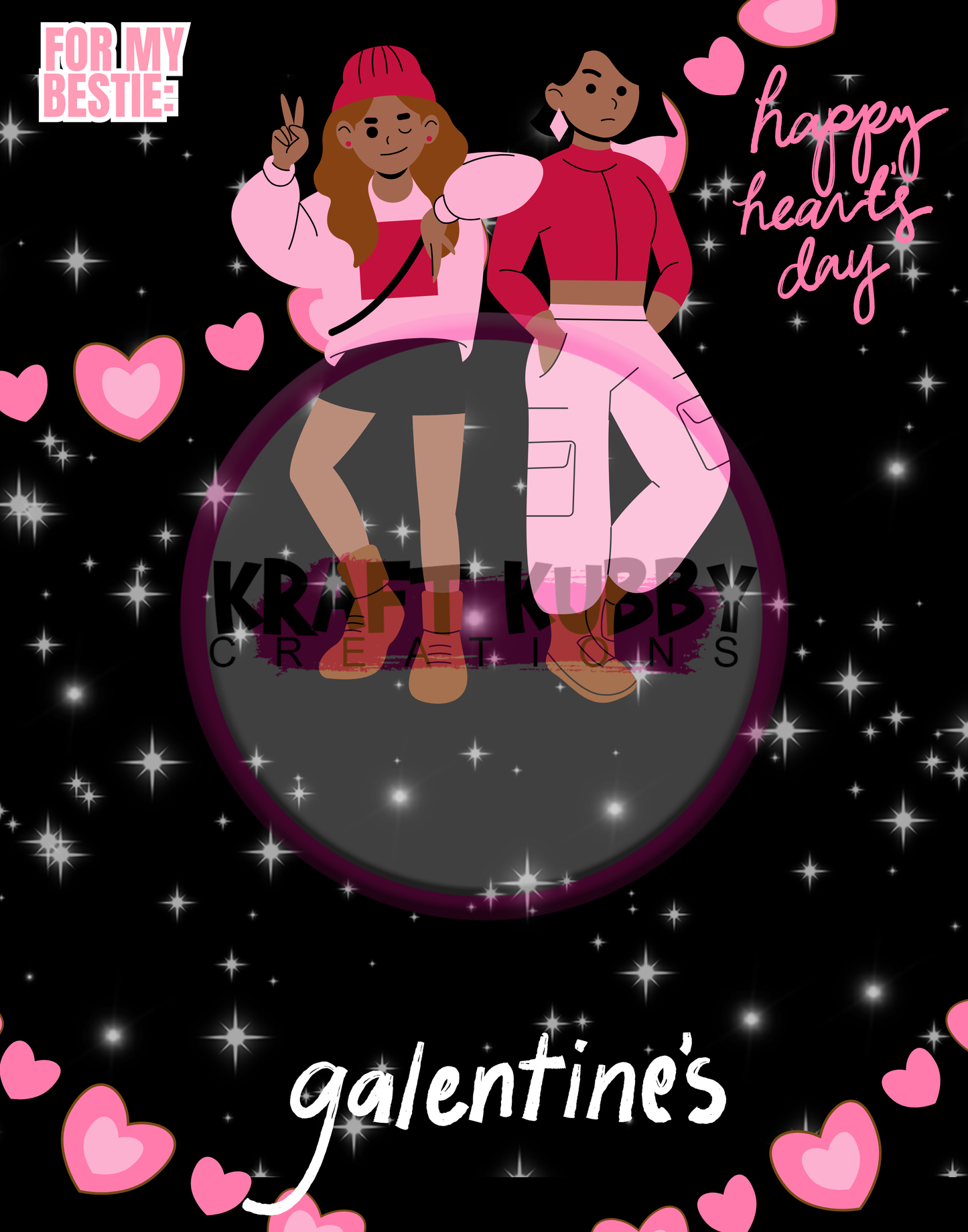 Digital Template - Jumbo Valentine Card Treat Templates - 11x14 inch - Canva
