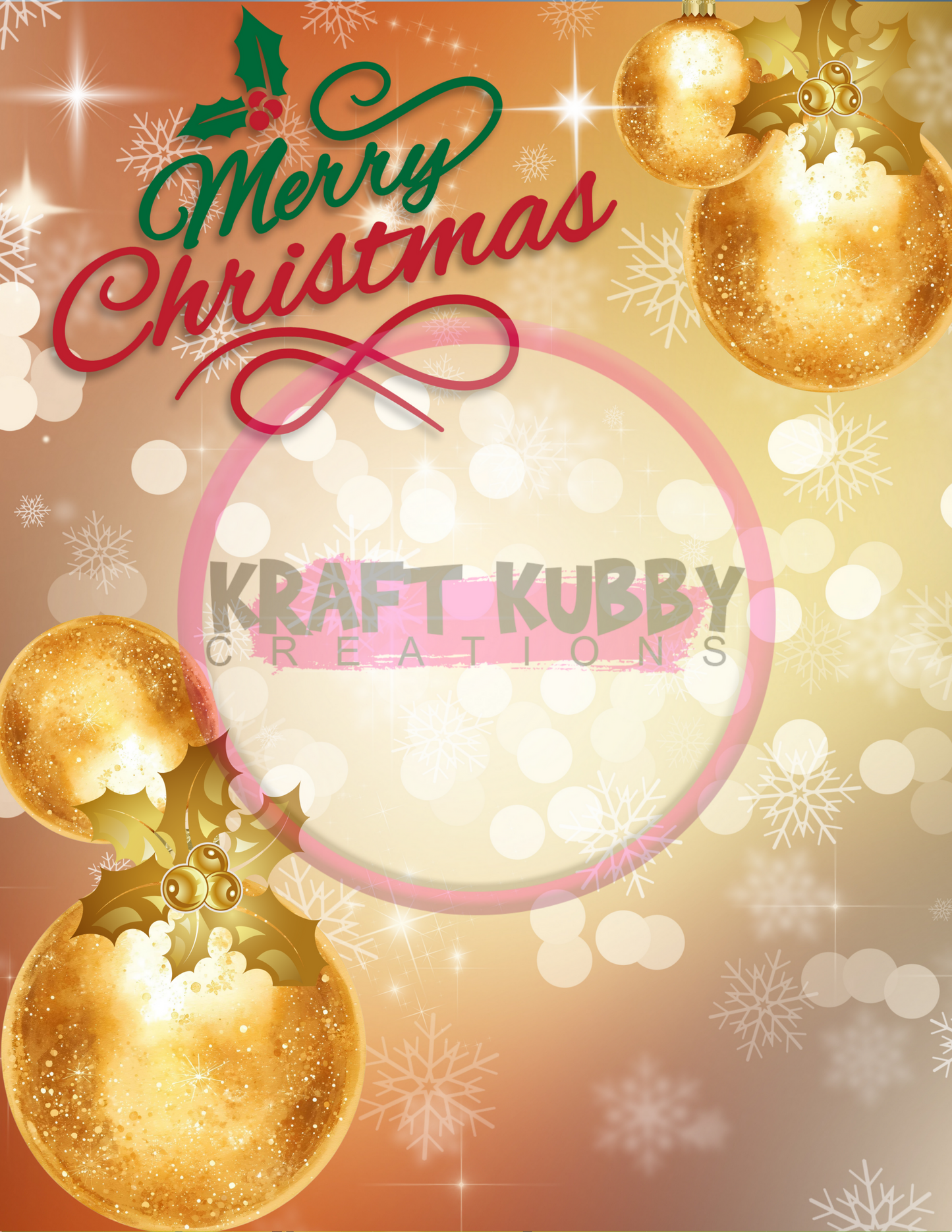 Digital Template - Jumbo Christmas Card Treat Templates - 8.5x11 inch - Canva