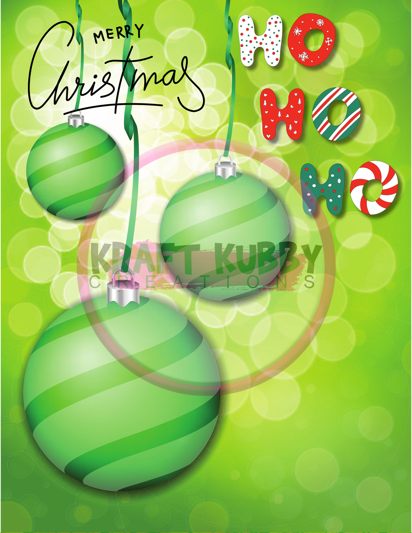 Digital Template - Jumbo Christmas Card Treat Templates - 8.5x11 inch - Canva