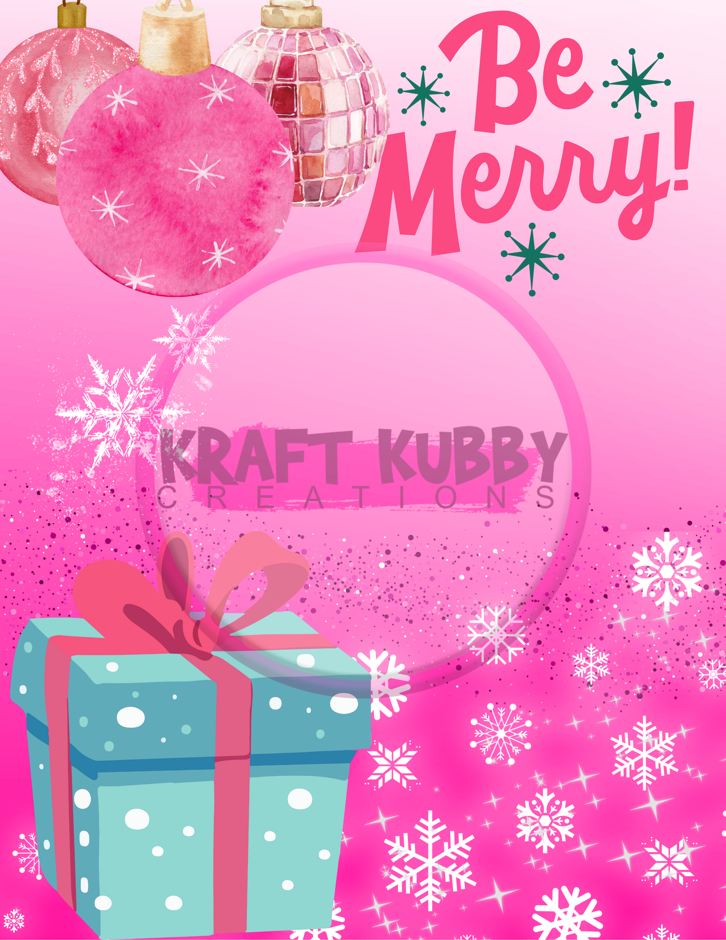 Digital Template - Jumbo Christmas Card Treat Templates - 8.5x11 inch - Canva