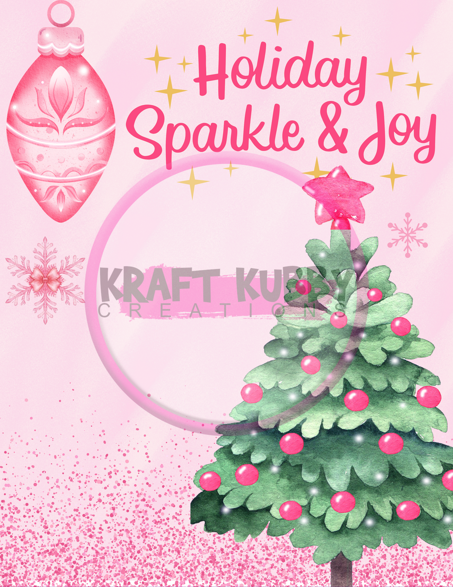 Digital Template - Jumbo Christmas Card Treat Templates - 8.5x11 inch - Canva