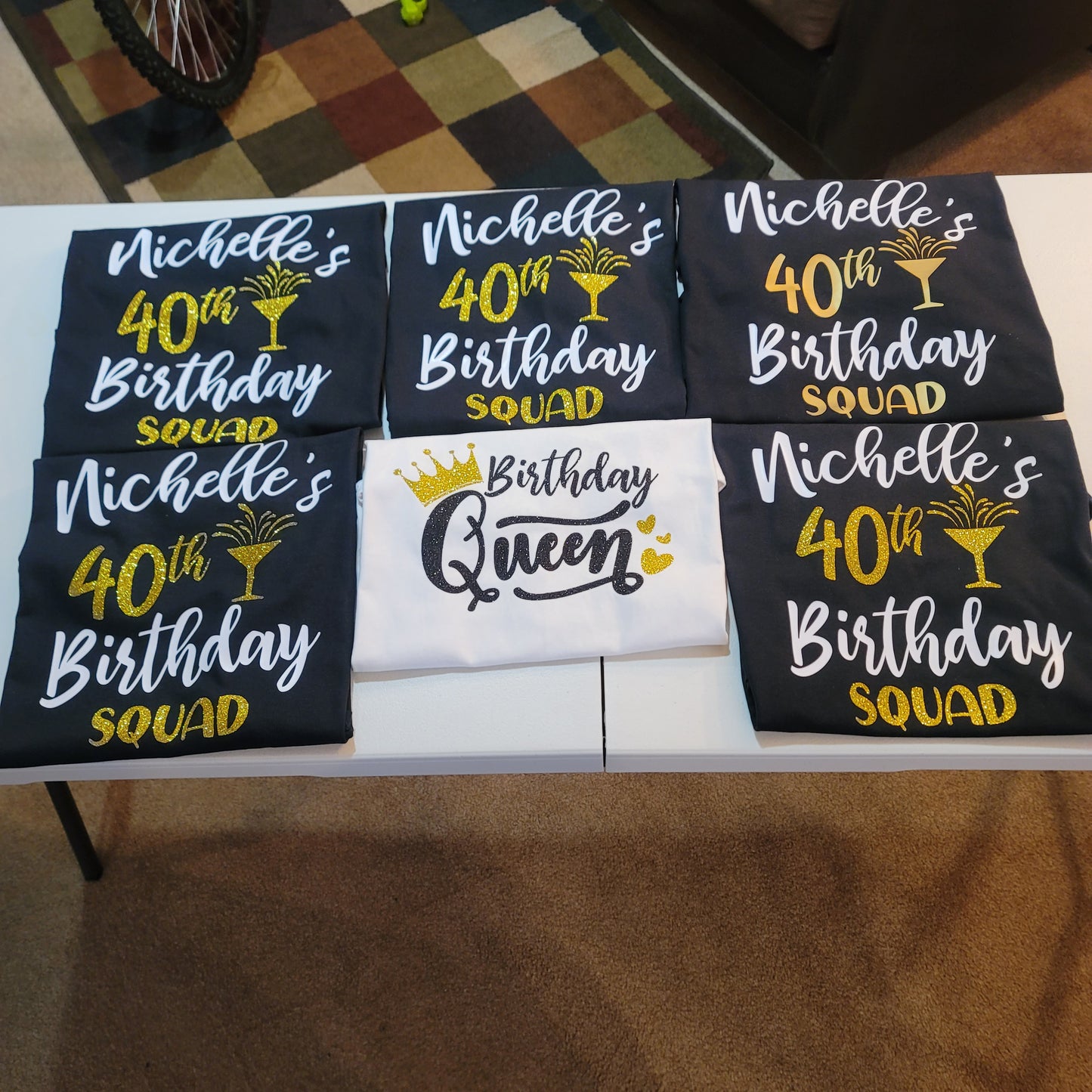 T-Shirts - Clothing - Birthday Queen & Squad T-Shirts