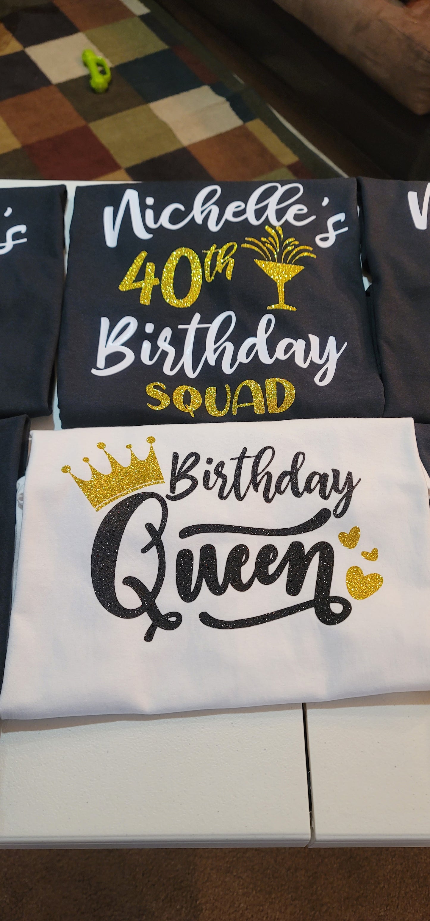 T-Shirts - Clothing - Birthday Queen & Squad T-Shirts