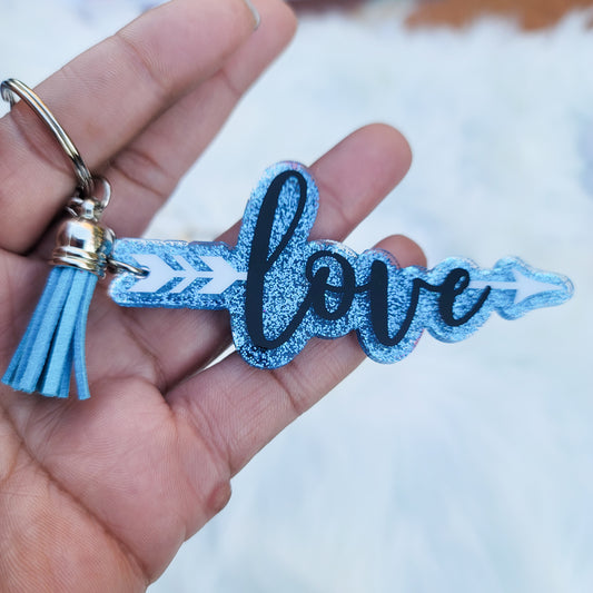 Love - Acrylic Keychain - 3 Inch Keychain