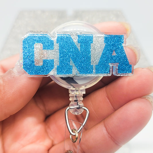CNA - Acrylic Badge Reel - 2 inch Retractable Badge Reel - Interchangeable
