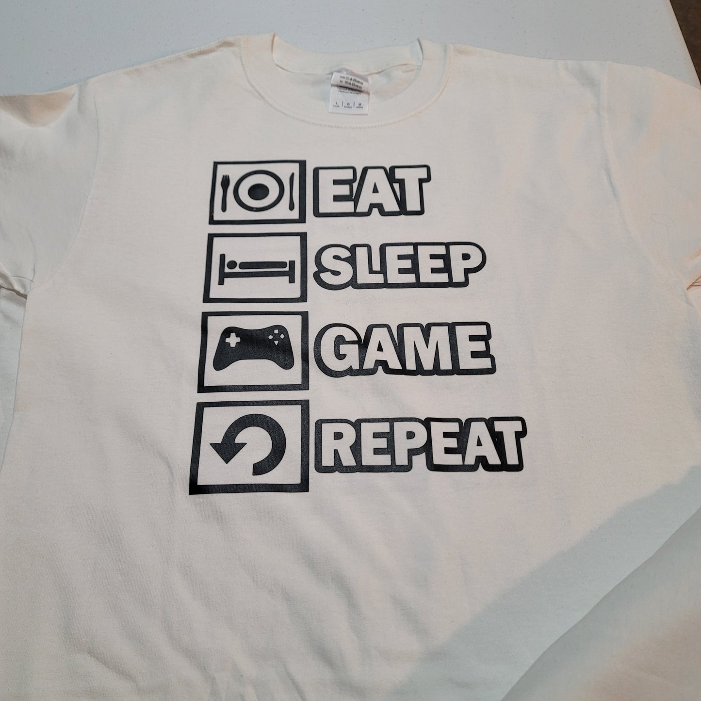 T-Shirts - Clothing - Eat Sleep Game Repeat