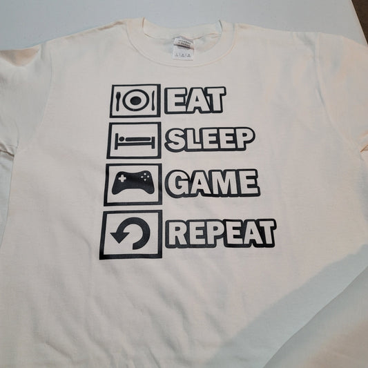 T-Shirts - Clothing - Eat Sleep Game Repeat