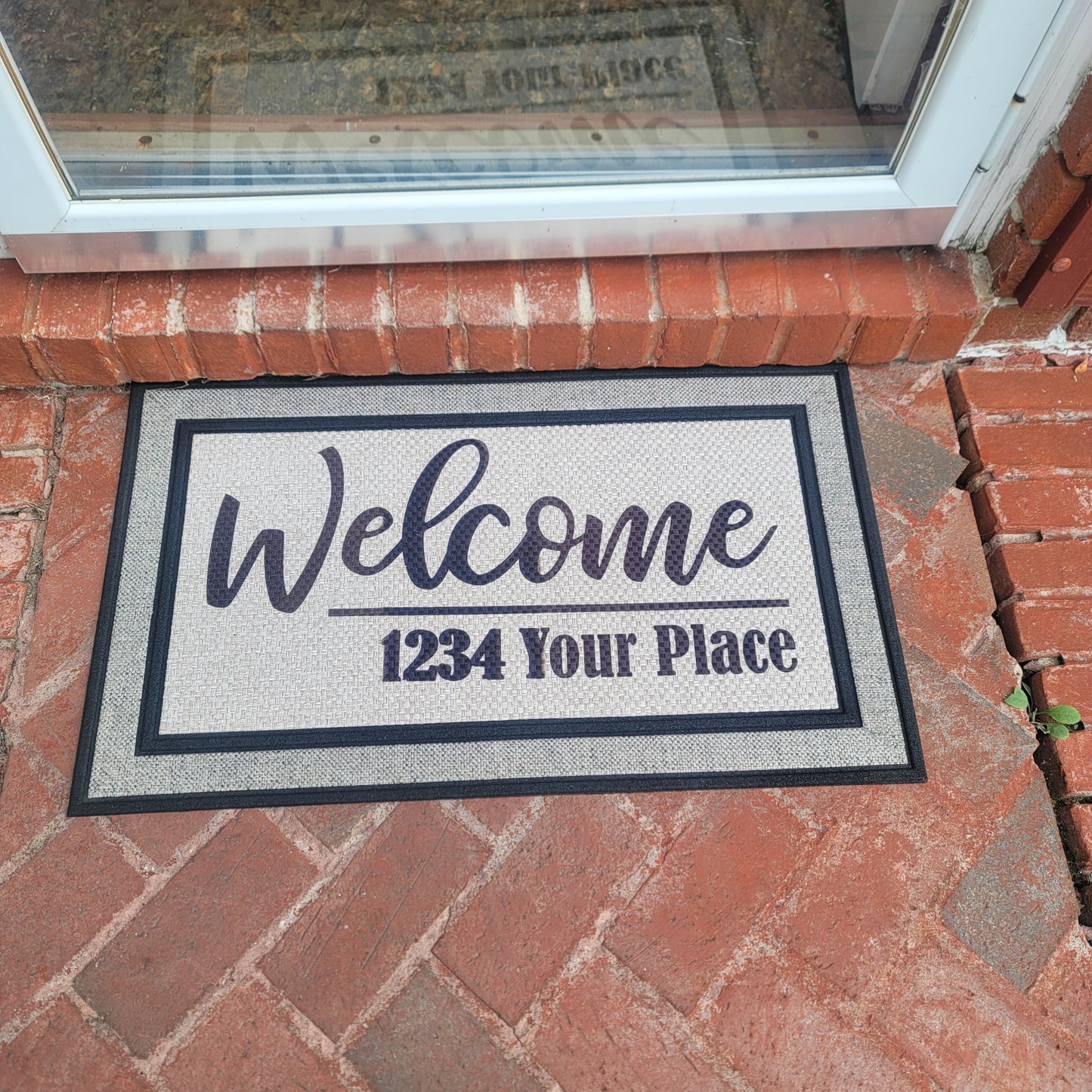 Heavy Duty Door Mat - Custom - Welcome & Your Address