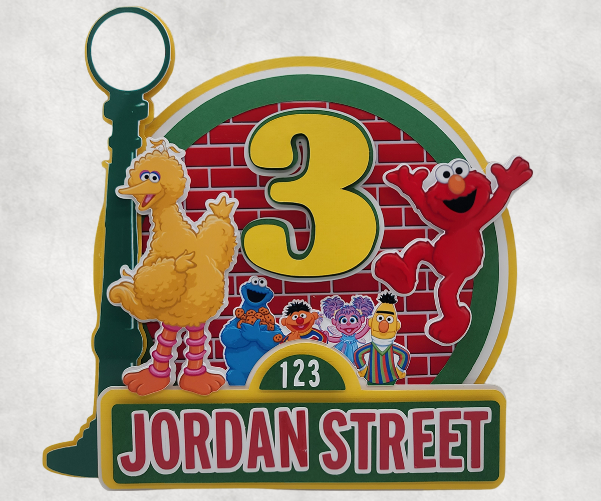 Cake Topper - 3D Character Cake Topper - Sesame Street