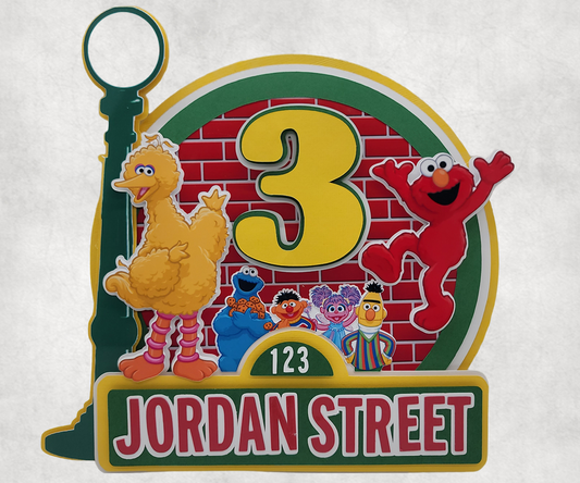 Cake Topper - 3D Character Cake Topper - Sesame Street