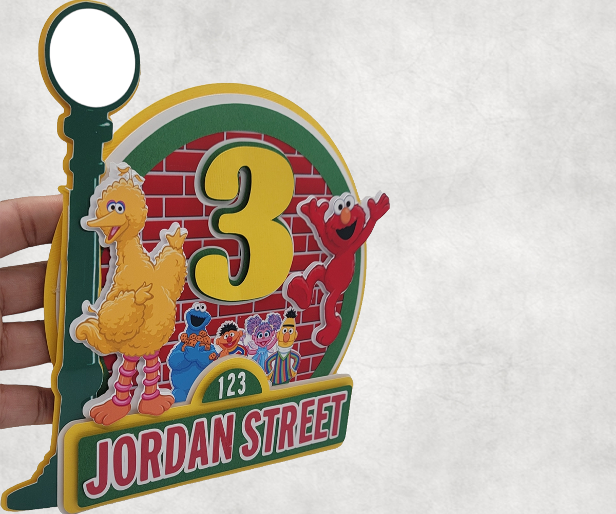 Cake Topper - 3D Character Cake Topper - Sesame Street