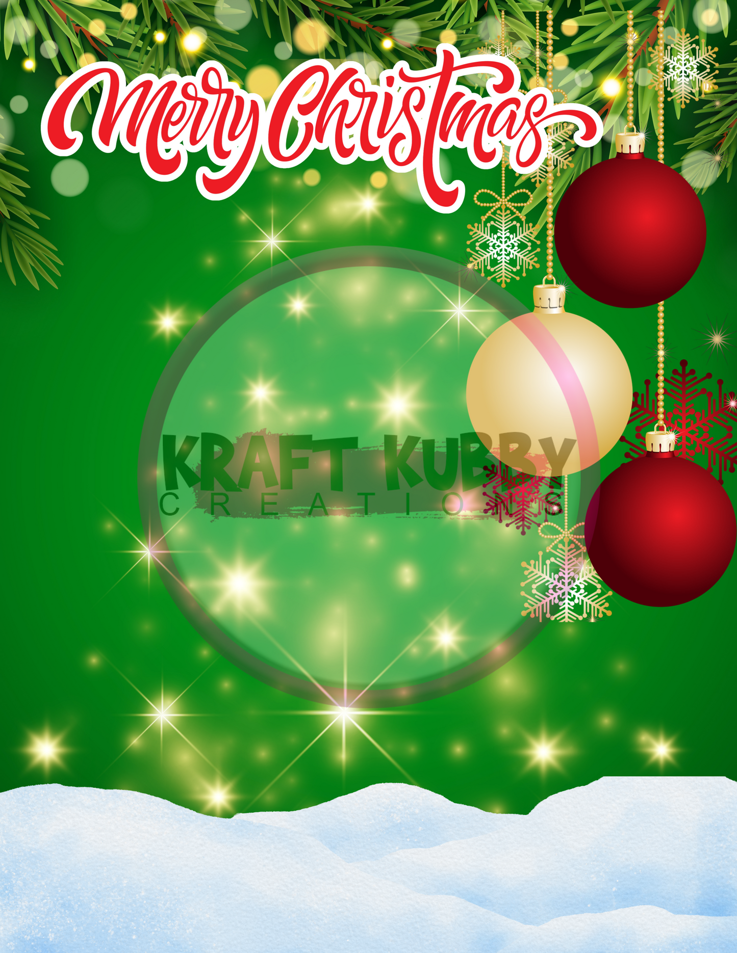Digital Template - Jumbo Christmas Card Treat Templates - 8.5x11 inch - Canva