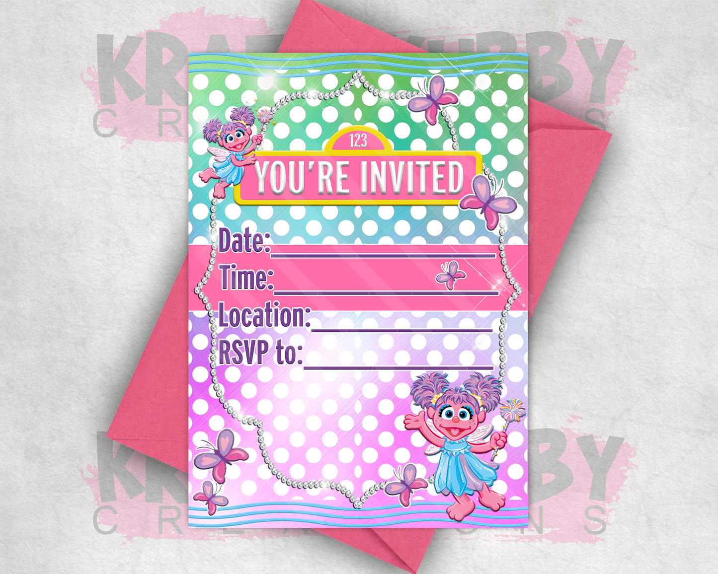 Party Treats Packages - 1 Dozen Treats Each - Abby Cadabby