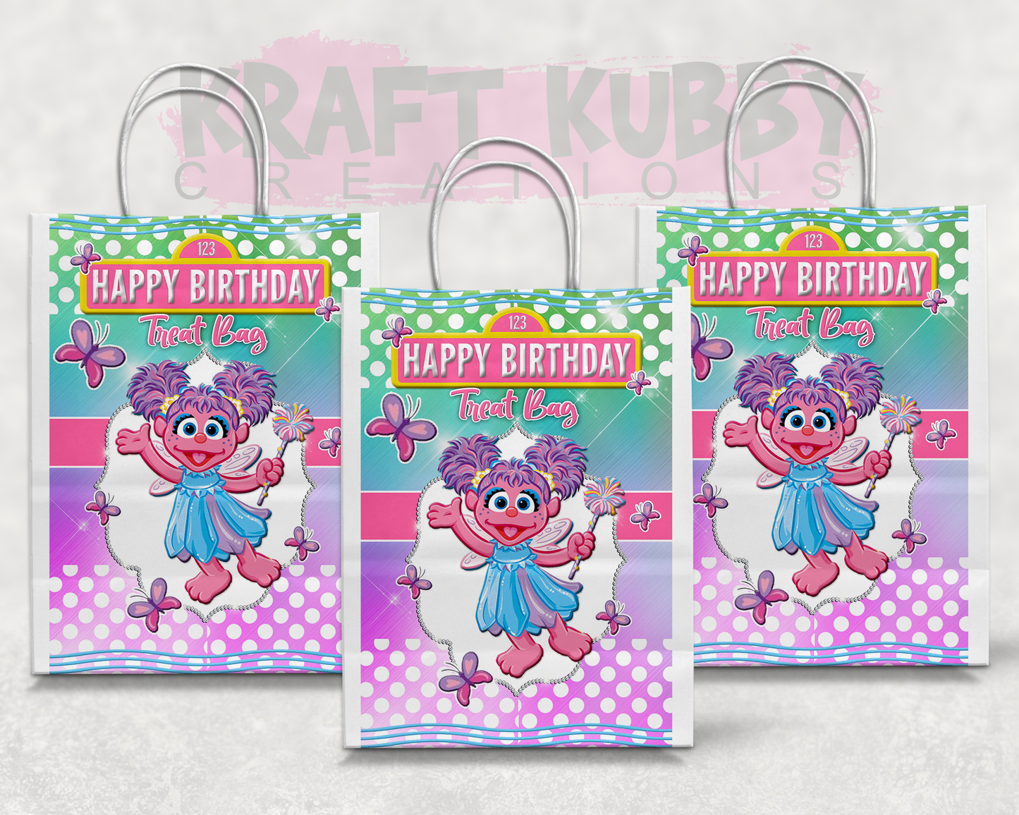 Party Treats Packages - 1 Dozen Treats Each - Abby Cadabby