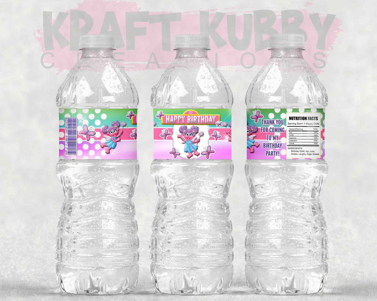Party Treats Packages - 1 Dozen Treats Each - Abby Cadabby