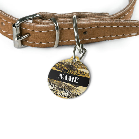 Pet Tag - Personalized Pet ID Tag - Round Tag - Ace