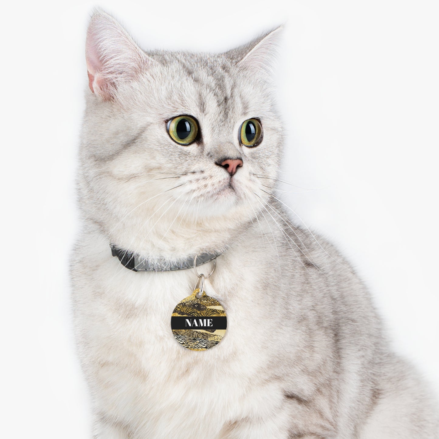 Pet Tag - Personalized Pet ID Tag - Round Tag - Ace