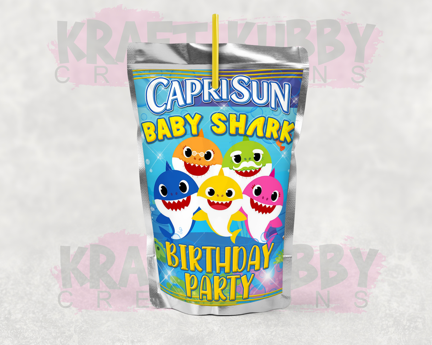 Party Treats Packages - 1 Dozen Treats Each - Baby Shark