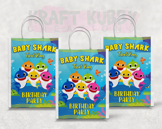 Party Treats Packages - 1 Dozen Treats Each - Baby Shark