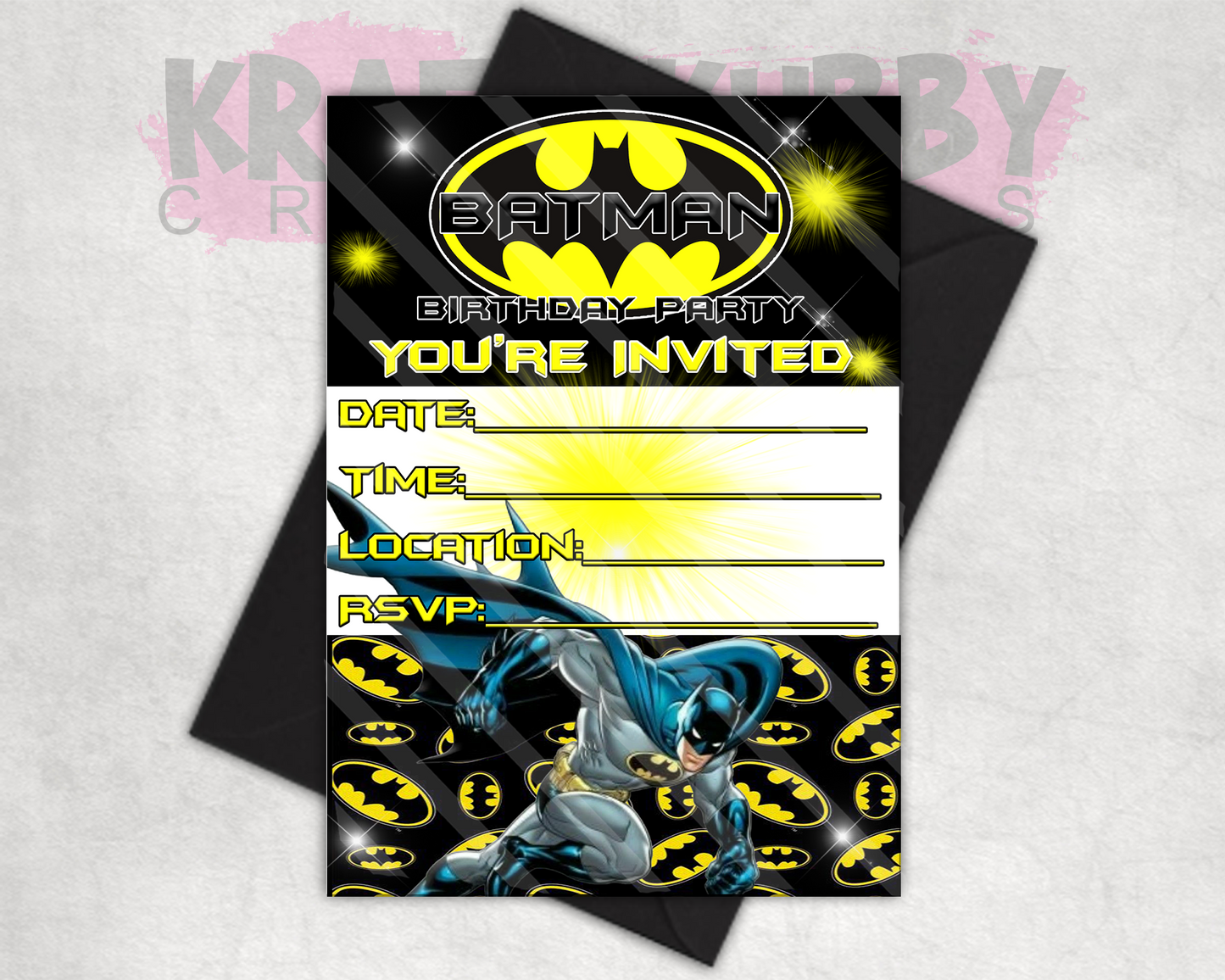 Party Treats Packages - 1 Dozen Treats Each - Batman