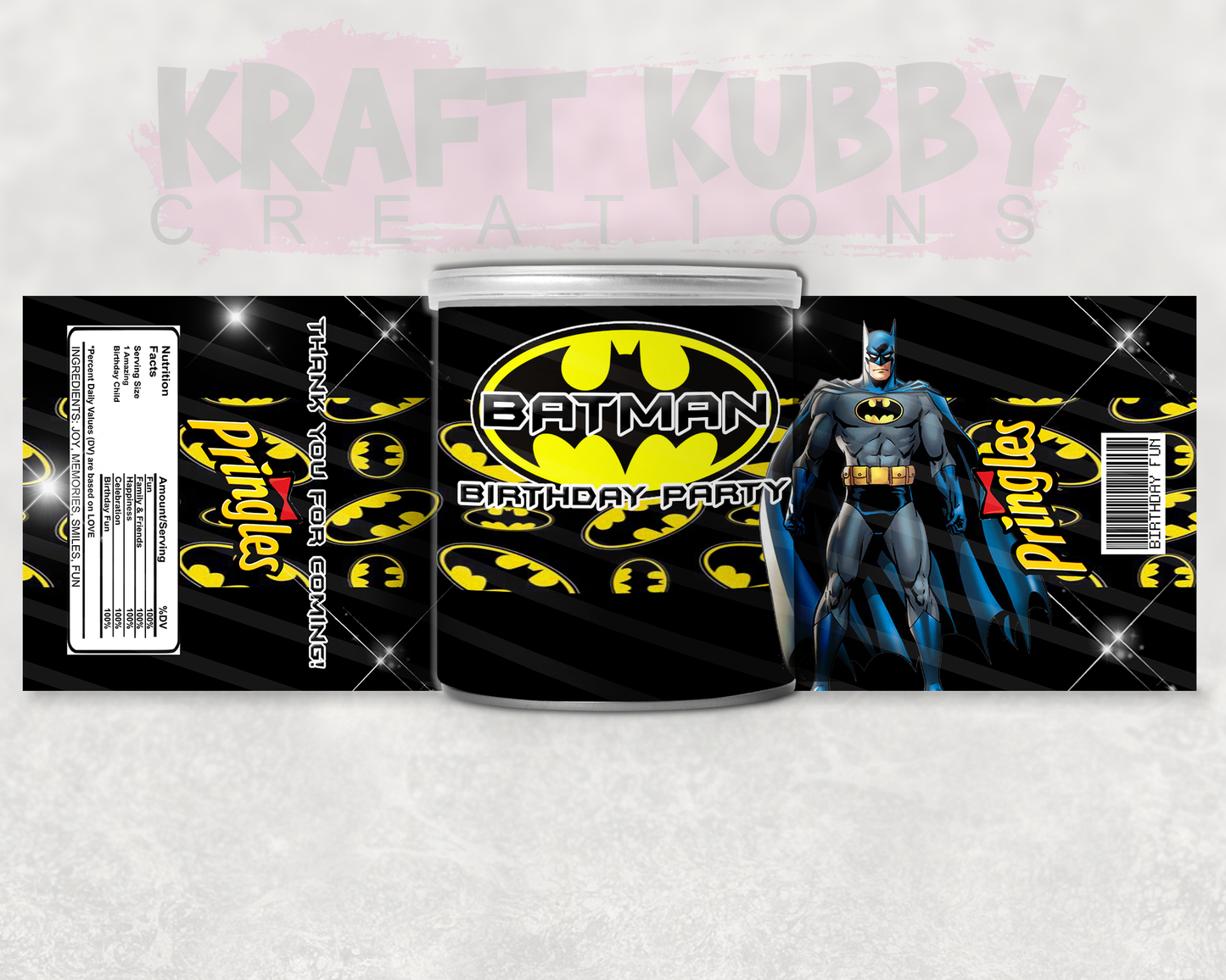 Party Treats Packages - 1 Dozen Treats Each - Batman