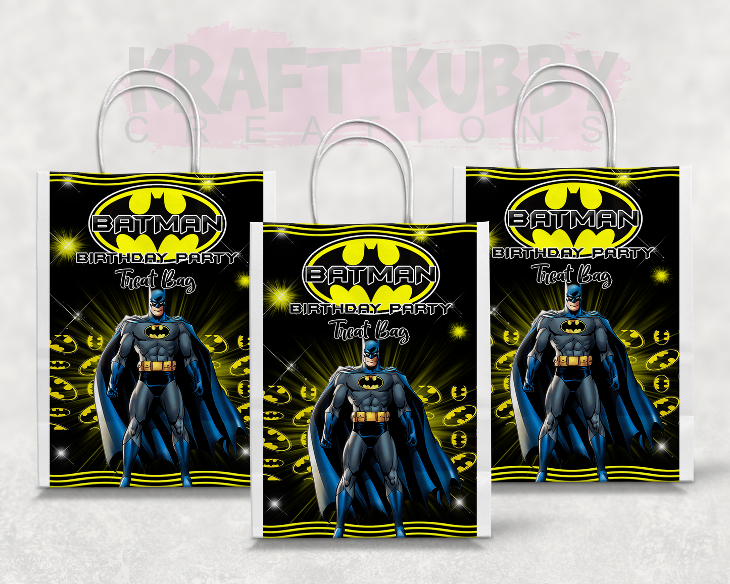 Party Treats Packages - 1 Dozen Treats Each - Batman