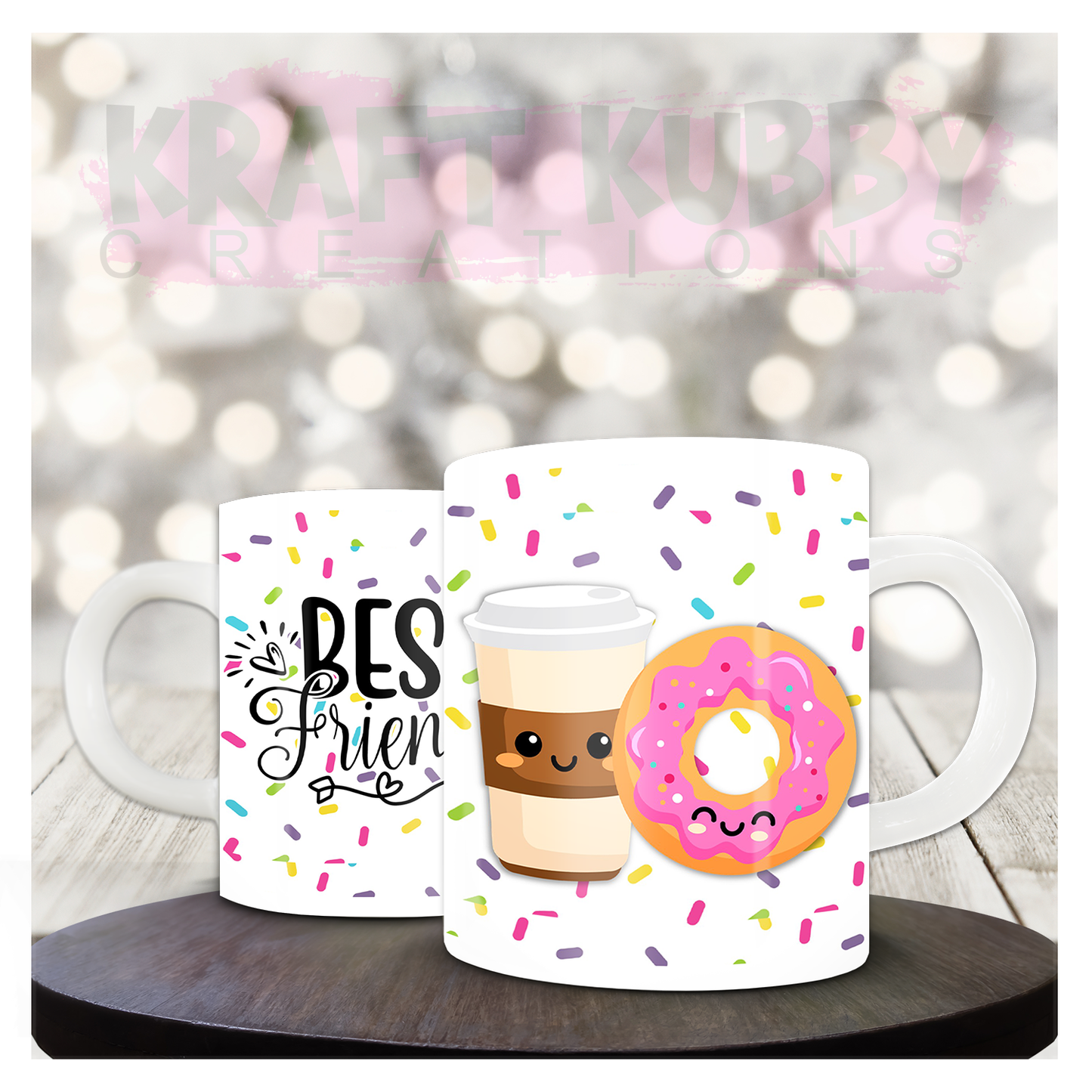 Mug - 11 oz or 15 oz | Sublimation | Best Friends