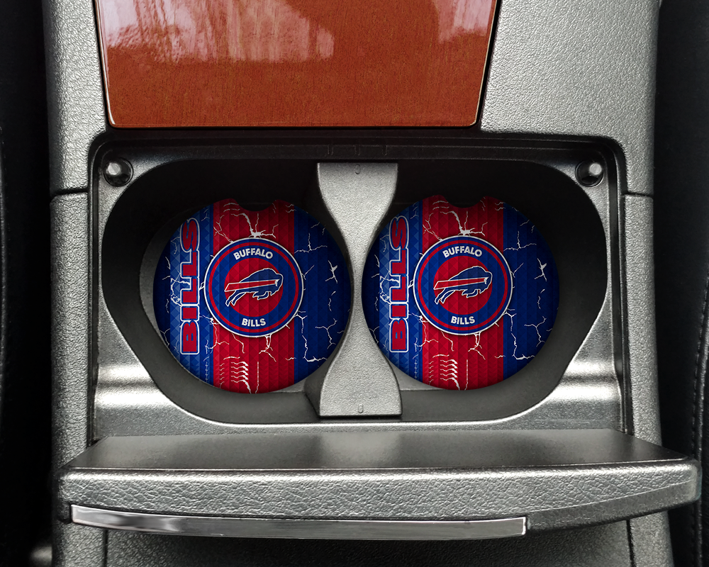 Car Coaster - Neoprene Car Coasters (2) - Sports - Bills