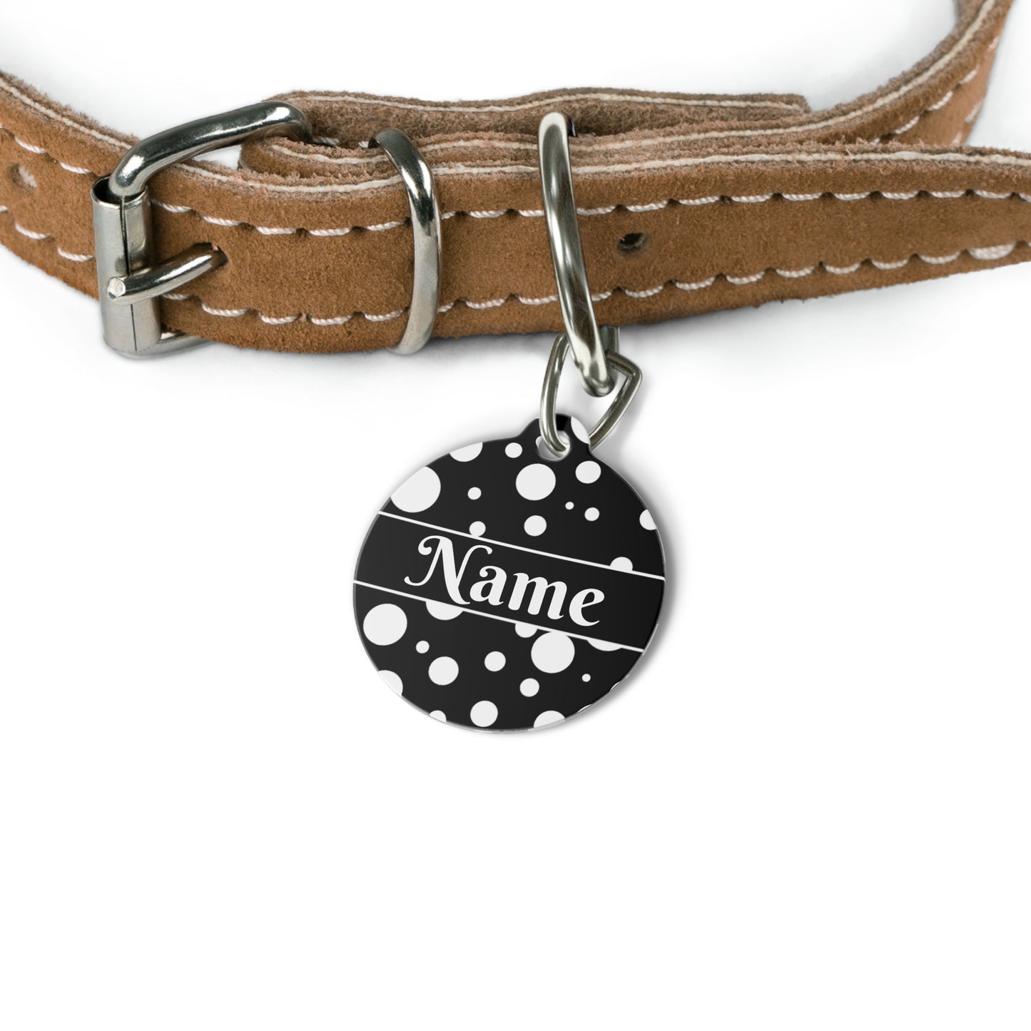 Pet Tag - Personalized Pet ID Tag - Round Tag - Bella