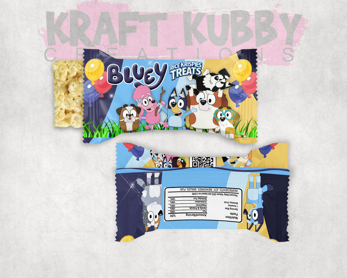 Party Treats Packages - 1 Dozen Treats Each - Bluey