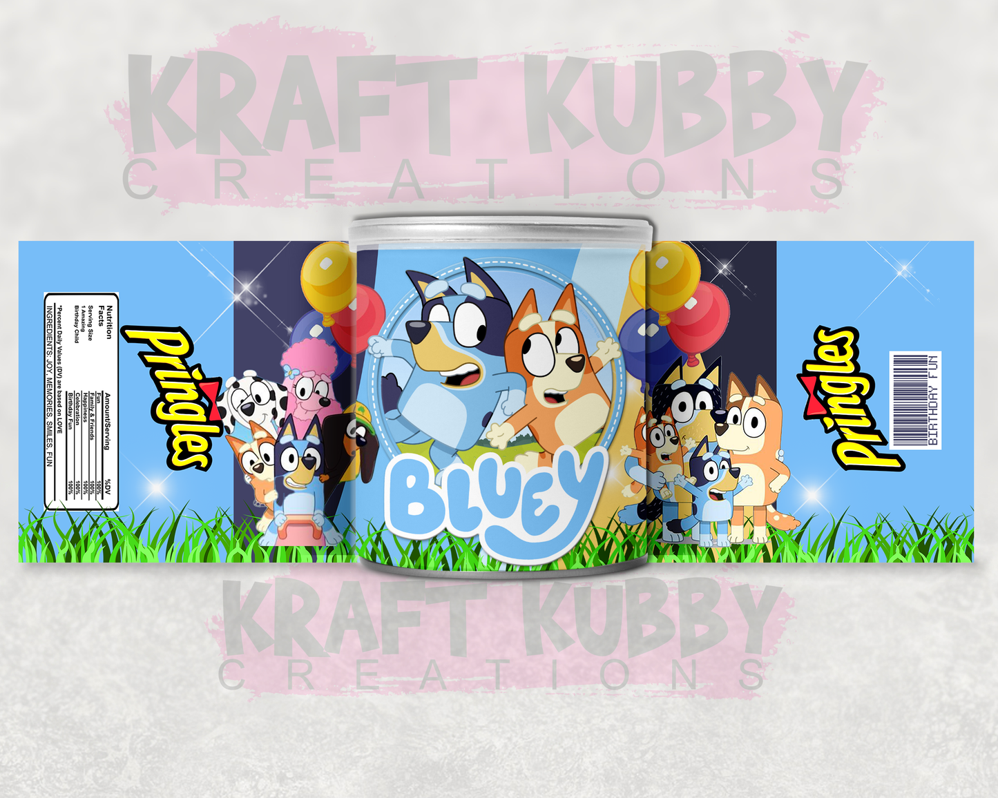Party Treats Packages - 1 Dozen Treats Each - Bluey
